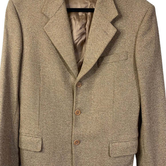 MABRA x SARTORI ATELIER Blazer Sports Coat Vintage Silk Tweed Blazer Jacket 40R - Picture 4 of 16